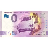 0 Euro suvenýr Citroën DS / Fantomas "60 let"