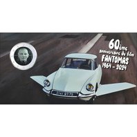 Citroën DS / Fantomas "60 let" - blister s medailí