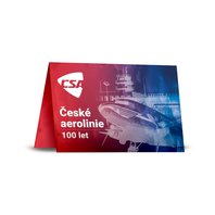 0 eurosuvenýrová bankovka "100 let ČSA" v dárkovém folderu