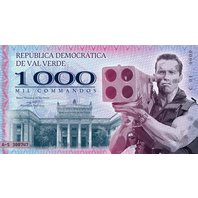 Sběratelská bankovka - Arnold Schwarzenegger "Komando"