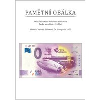 Pamětní obálka na 0 eurosuvenýrovou bankovku "100 let ČSA"