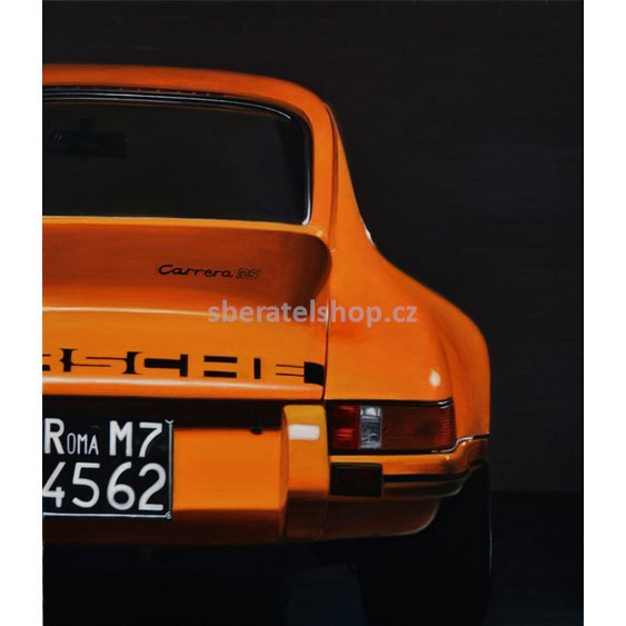Porsche Carrera RS, olej na plátně, 70 x 50 cm, JPEG.jpg