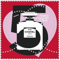 Chanel No. 5 - poštovní známka