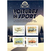Sportovní vozy - "Zimní rallye" na poštovních známkách