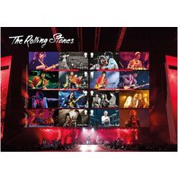 The Rolling Stones - sběratelský arch známek s přítisky