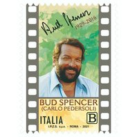 Bud Spencer - samostatná poštovní známka