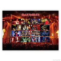 Iron Maiden – známkový arch živých vystoupení kapely