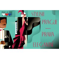 Praha elegantní - aršík vlastních známek podle sudoku