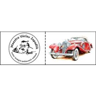 Příležitostná poštovní známka – “Tradice české známkové tvorby: Václav Zapadlík” plus obálka Mercedes Benz 540