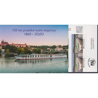 Známkový sešitek "155 let pražské lodní dopravy"